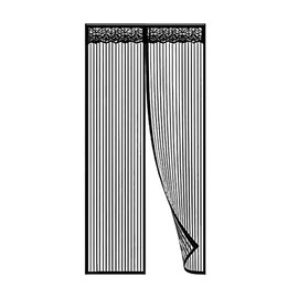 Magnetic Door Curtain Magnetic Flyscreen Door Cover Bug Mesh Curtain Soft Gauze Mesh Partition with Powerful Magnet Full Frame Magic Tape Seethrough Let Fresh Air in