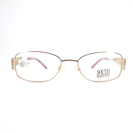 South Hampton SH 907 RO Eyeglasses Frames Pink Rectangular Full Rim 51-17-135 mm