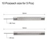 sourcing map Watch Band Pin Punch 0.7mm 1mm Dia Watch