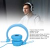 3.5mm Wired Headset with Mic Stereo Foldable Adjustable Headband Inline