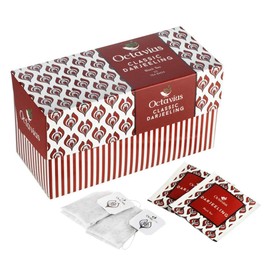 Octavius Classic Darjeeling Black Tea Bags | 30 Teabags Pack | Strong Indian CTC Tea for Milk | Premium English Breakfast Black Tea | Rich, Malty Flavor for Morning Energy & Refreshing Chai