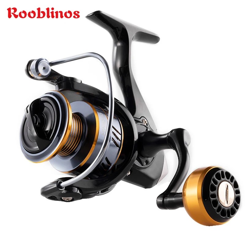 Rooblinos HM 5.2:1 Left Hand Spinning Reel Aluminum Frame Line