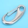 4pcs 100mm Heavy Duty Snap Rope Hook Stainless Steel Spring