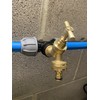 Mdpe Water Supply Pipe tee with Solid Brass bib tap