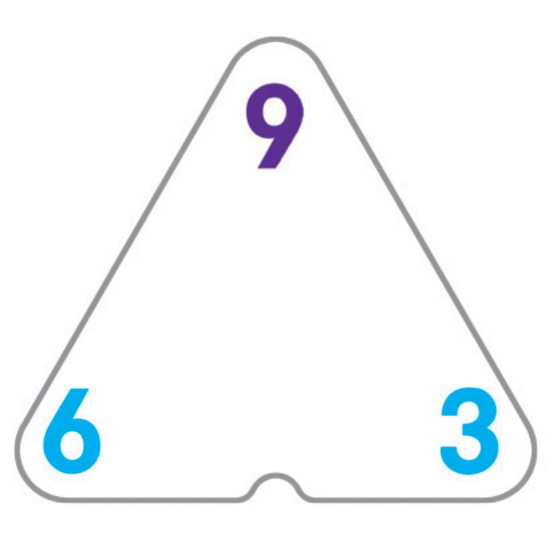 Trend Enterprises: Three-Corner Addition and Subtraction Flash Cards, T1670, Interactive