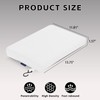 Non-Slip Shower Seat Cushion with 3D Mesh & Hooks -