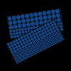 sourcing map Glow in The Dark Spot Decals Decor Blue