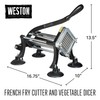 Weston Professional French Fry Cutter for Potatoes and Vegetable Dicer,