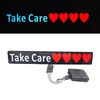 Car Windshield Glow Sign Light, Stay on/Flash/Flow Neon Funny Car