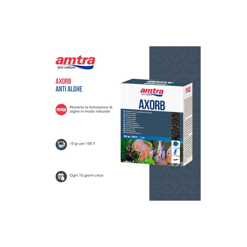 WAVE Axorb for Aquarium Water Treatments and Test Kits, 525