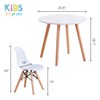 Pozbee Kids Table and Chair Set, Toddler Table and Chair