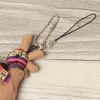 Kokopelli Doll X-Small Amulet Keychain, pink MIX