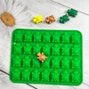 Silicone Turtle Candy Molds, 2-Pack Green Ice Cube Trays, 28-Cavity