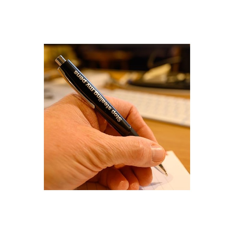 Funtime Gifts Pens with Attitude – 5 Hilarious Ballpoint Pens