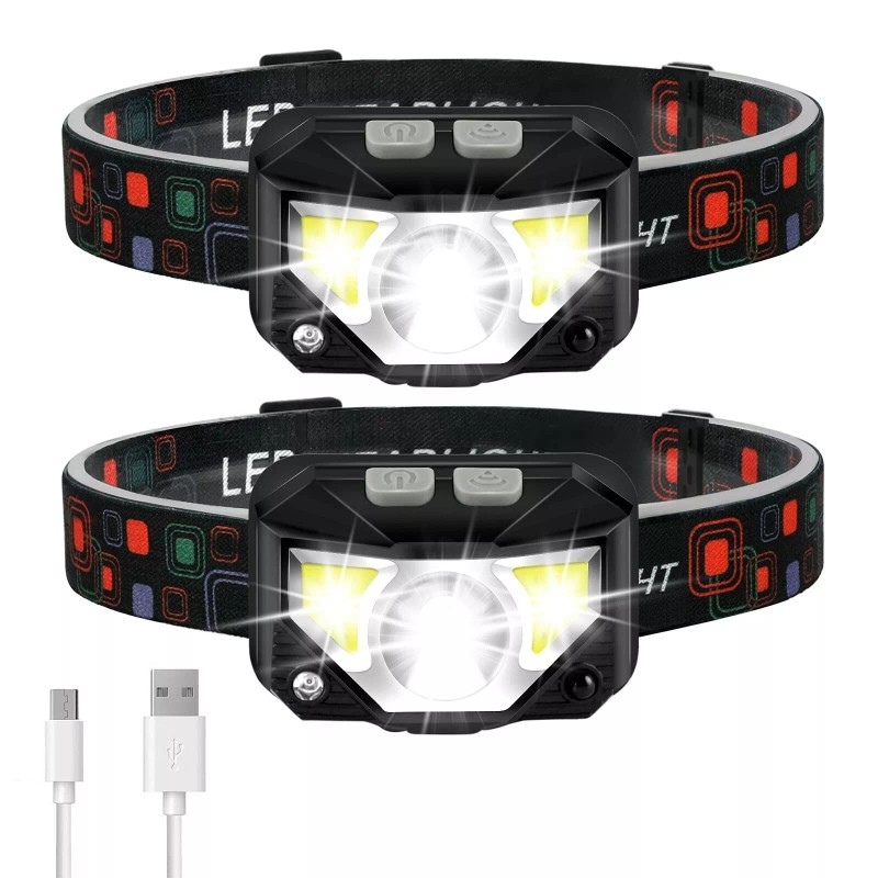 LHKNL Headlamp Flashlight, 1200 Lumen Ultra-Light Bright LED Rechargeable Hea...