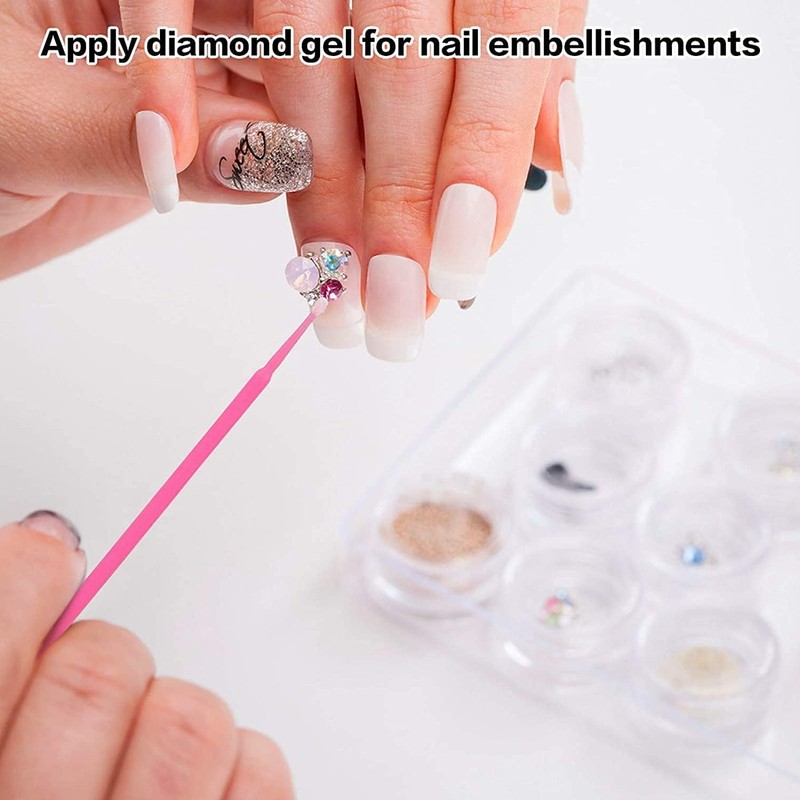 LauCentral 200PCS Micro Applicator Brushes for Makeup - Disposable Mascara