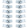 TAODAN 12PCS 66mm Silver Galvanised Steel Undercounter Mounted Sink Clamps