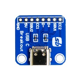 USB Type C Breakout Female Socket Type C Connector 24 Pins Breakout PCB Board