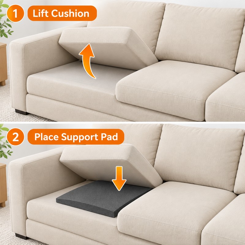 High-Density Foam Sofa Cushion Support for Indented Seats – 50