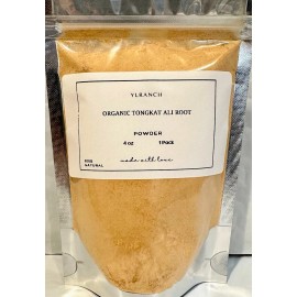 YLRanch Tongkat Root Powder Organic Raw ~ Fresh Ground from Red & Yellow Root - 0.5 oz