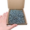 (Pack of 350) Galvanised Steel 3.5 x 20mm Wood Screws