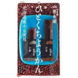 Japanese Yokan Eitaro Azuki Ogura Bite-Sized Yokan Japanese Red Bean Mini Jelly 榮太樓 ひとくちようかん