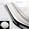 Puermto 94155Y Chrome Side Window Visor Wind Vent Deflector fit