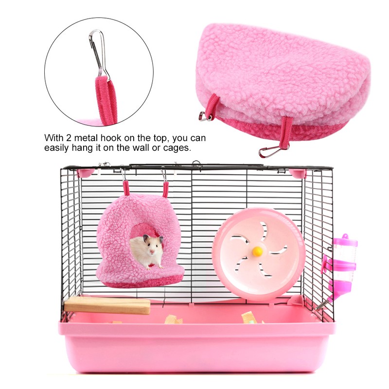 Parrot Nest Berber Fleece Warm Plush Hammock Hanging Swing Bed