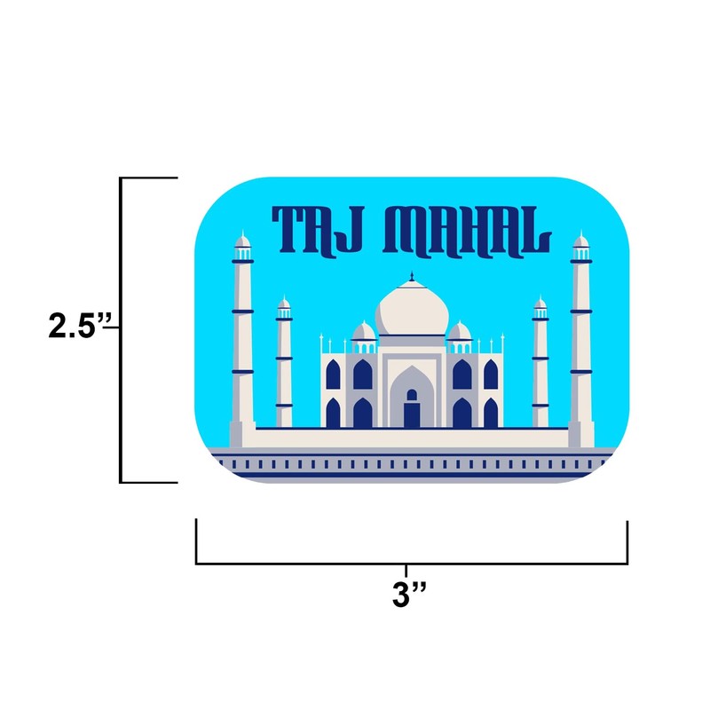 Vagabond Heart Taj Mahal Weatherproof Vinyl Sticker