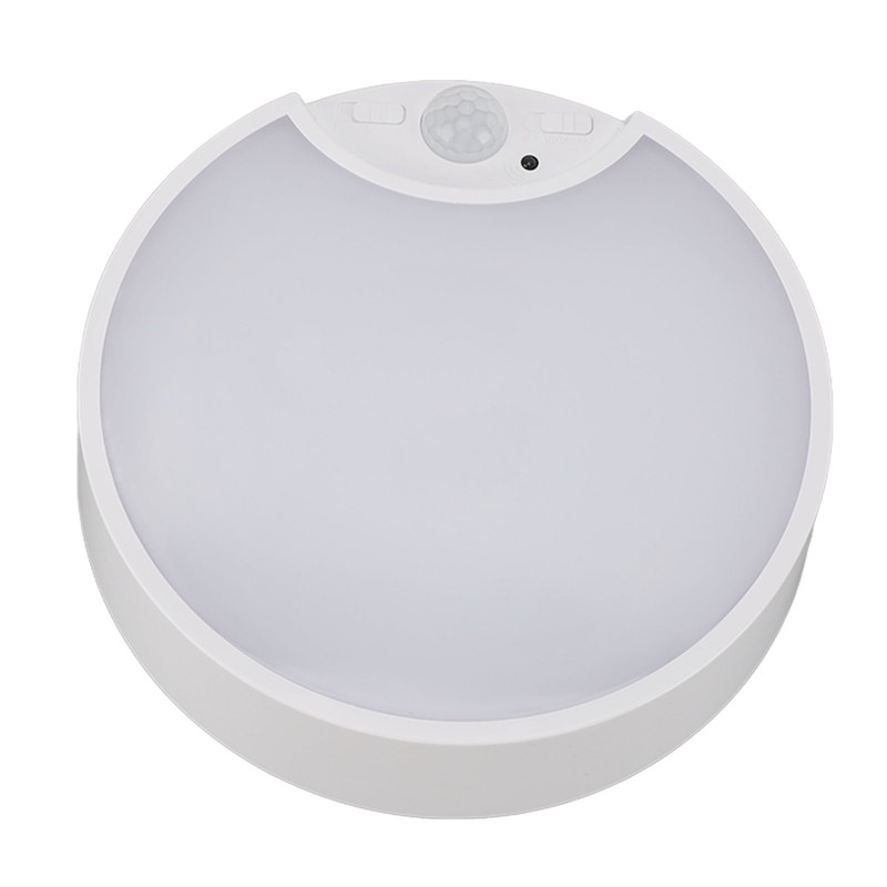 Motion Sensor Ceiling Light Indoor Wireless White LED Battery Powered