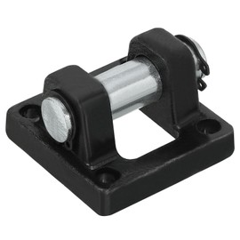 PATIKIL 50x50x32mm Air Cylinder Pneumatic Rod Pivot Clevis Mounting Bracket, Black
