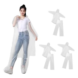 WhaRainle Raincoat, Disposable Rainwear, Top and Bottom Set, Poncho, Outdoor, Heavy Rainfall, Rainy Season, Camping, Fishing, Climbing, Hiking, Water Recreation, Leisure, Outdoors, Portable, Unisex