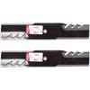 2PK USA Toothed Mulching Blade for Exmark 32” Metro MGS481GKA322P0