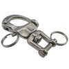 keehui 4Packs of 2-3/4inch Jaw Swivel Snap Shackle 316 Stainless