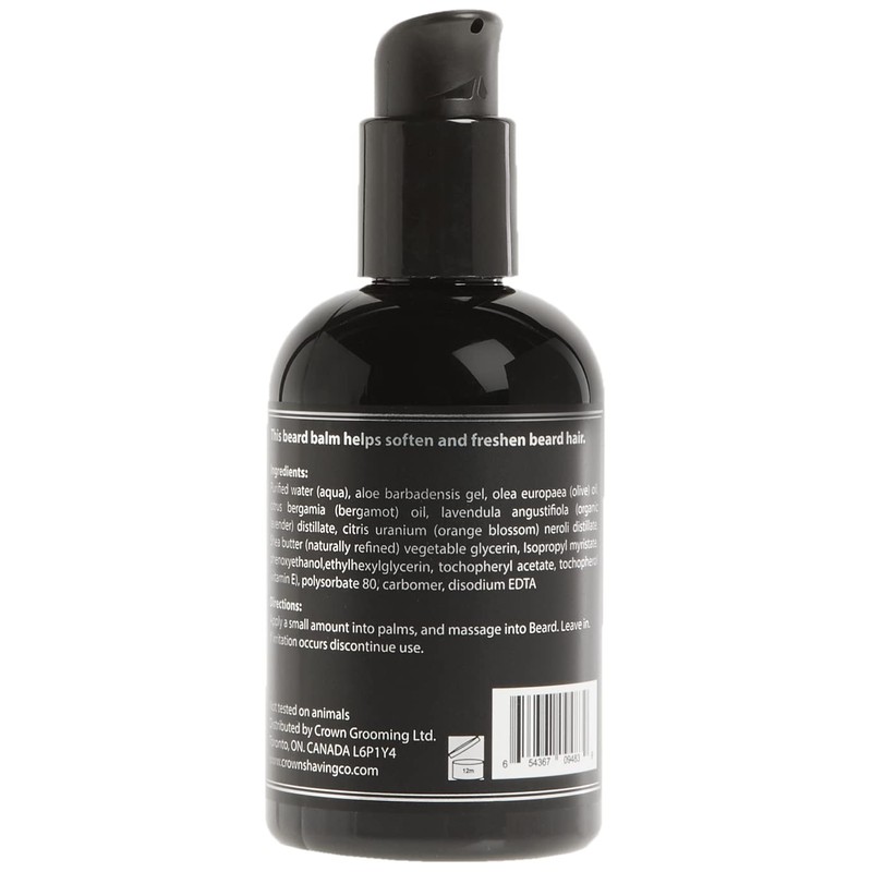 Beard Balm For Men - Crown Shaving Co 4oz Beard