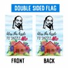 Home Decoration Outdoor Garden Yard Flags Sign Polyester Flag Double