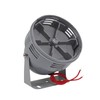 Mxfans AC110V MS-290 Grey Plastic Mini Motor Siren Sound Alarm