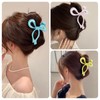 Yonchic 4-Piece Cute Bow Hair Clips for Women & Girls,