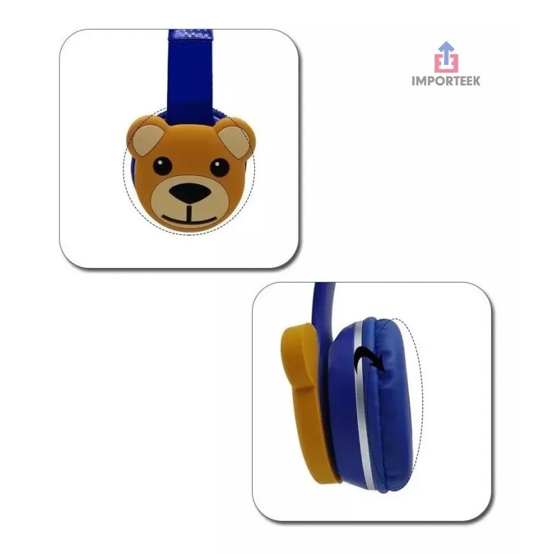 Importeek Audifonos Diadema Manos Libres Extra Bass Pc Laptop Celular