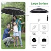 LAMA Folding Umbrella, Inverted Umbrella Windproof Strong, Auto Open/Close, Anti-UV,