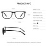 OCCI CHIARI Computer Reading Glasses Men 5.0 Strength Anti Blue