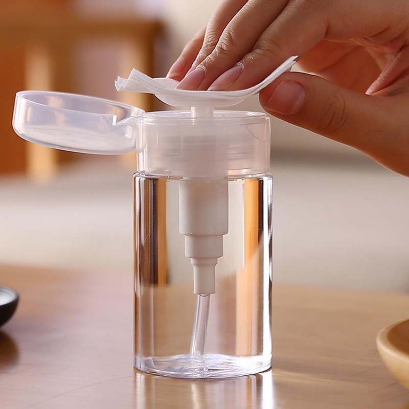 KEAIYYJBottle 4 oz Push Down Pump Dispenser Nail Polish Remover