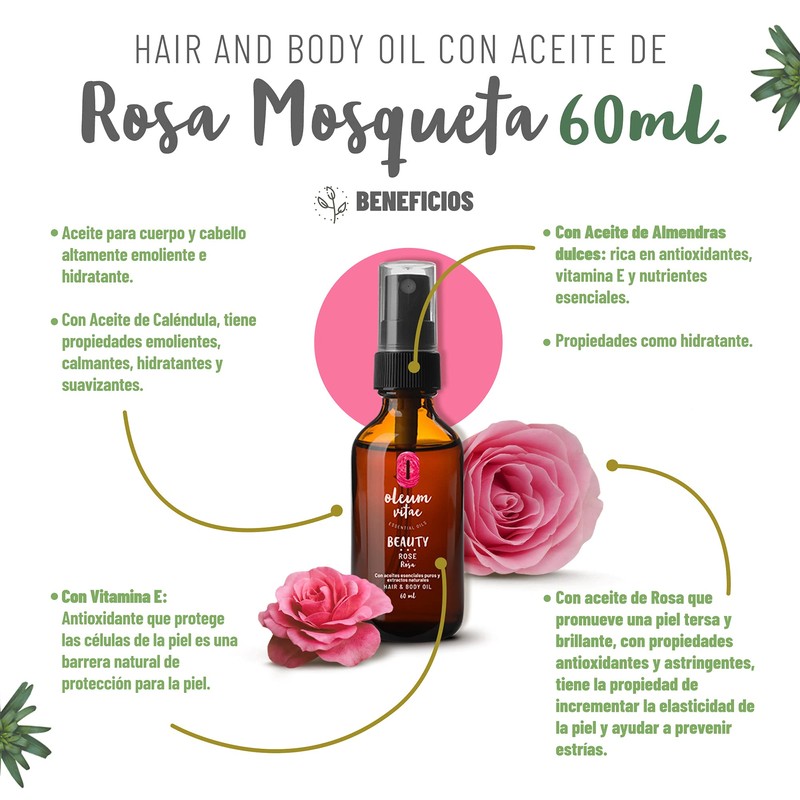 OLEUM VITAE Kit Aceites Cabello Y Cuerpo Florales