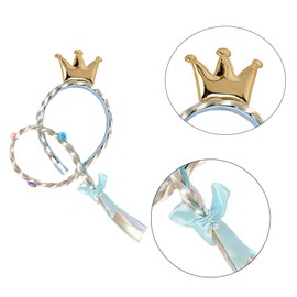 Pack of 2 Girls' Wigs, Hair Rope, Princess Braid, Hair Band, Braid, Princess Wigs, Braid, Children's Rapunzel Accessories for Girls and Children