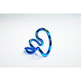Tangle Jr. Metallic Sensory Fidget Toy, Blue