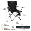 KingCamp 2 Pack Camping Chairs Clearance Lightweight Folding Portable Lawn