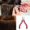 GlamorDove Hair Extension Pliers with 3 Holes Mini Pliers for