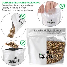 Tealyra - White Ayurvedic Chai - Sweet Spicy - White Tea - Cinnamon - Ginger - Healthy Loose Leaf Tea - Antioxidants Rich - Low Caffeine - 112g (4-ounce)