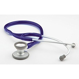 ADC Adscope 606 Ultra Lightweight Cardiology Stethoscope with Tunable AFD Technology, 28 inch Length, Royal Blue