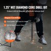 Happybuy 1-1/4" Wet Diamond Core Drill Bit, 14" Drilling Depth,
